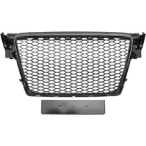 AUDI A4 B8 07-11 Honeycomb Svart Sportgrill RS-Look